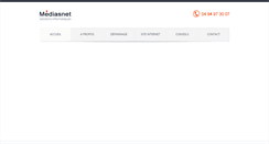 Desktop Screenshot of mediasnet.com